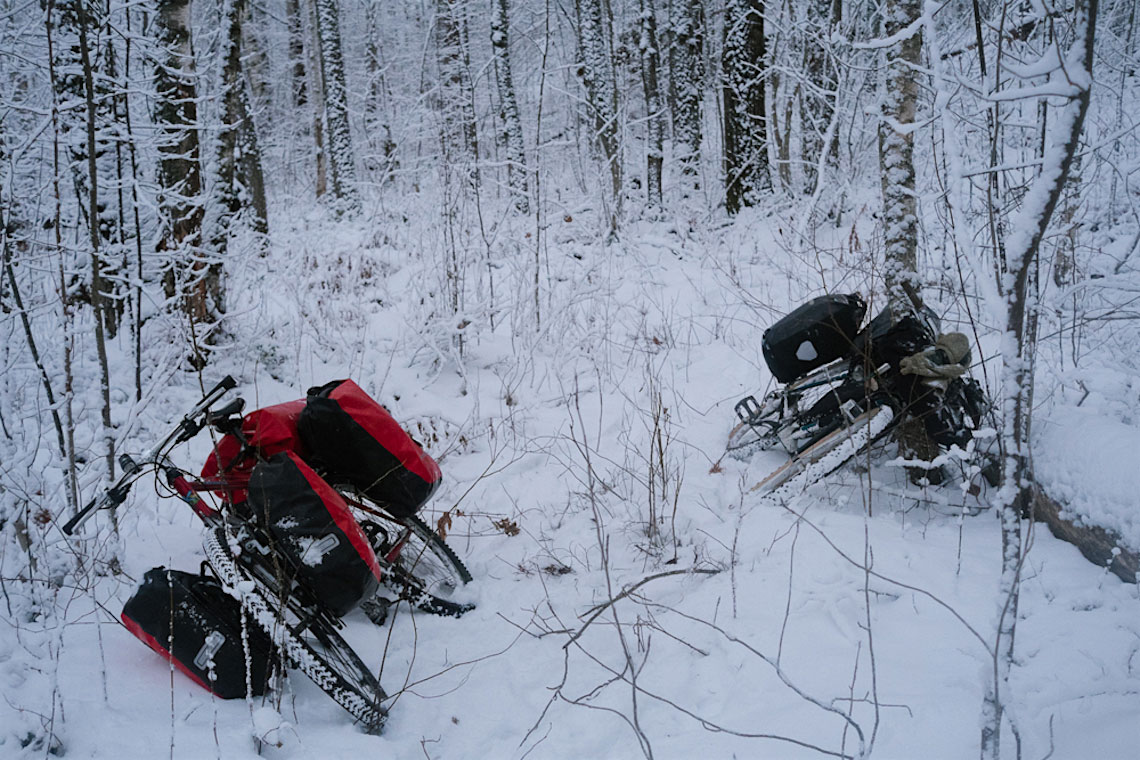 Karelia in inverno. Cicloturismo estremo a -25°
