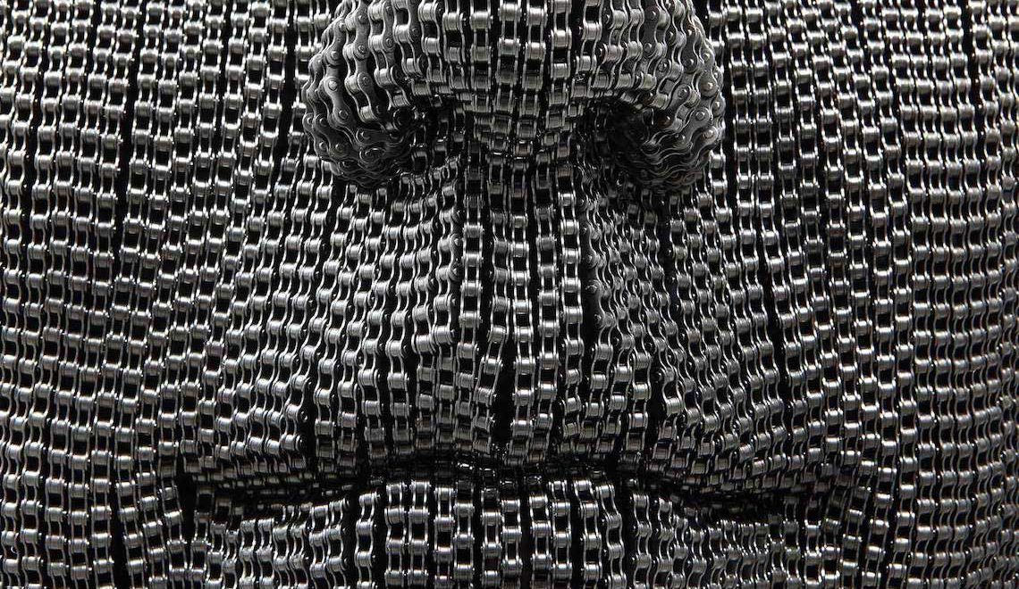Seo Young-Deok. Sculture e catene di bicicletta