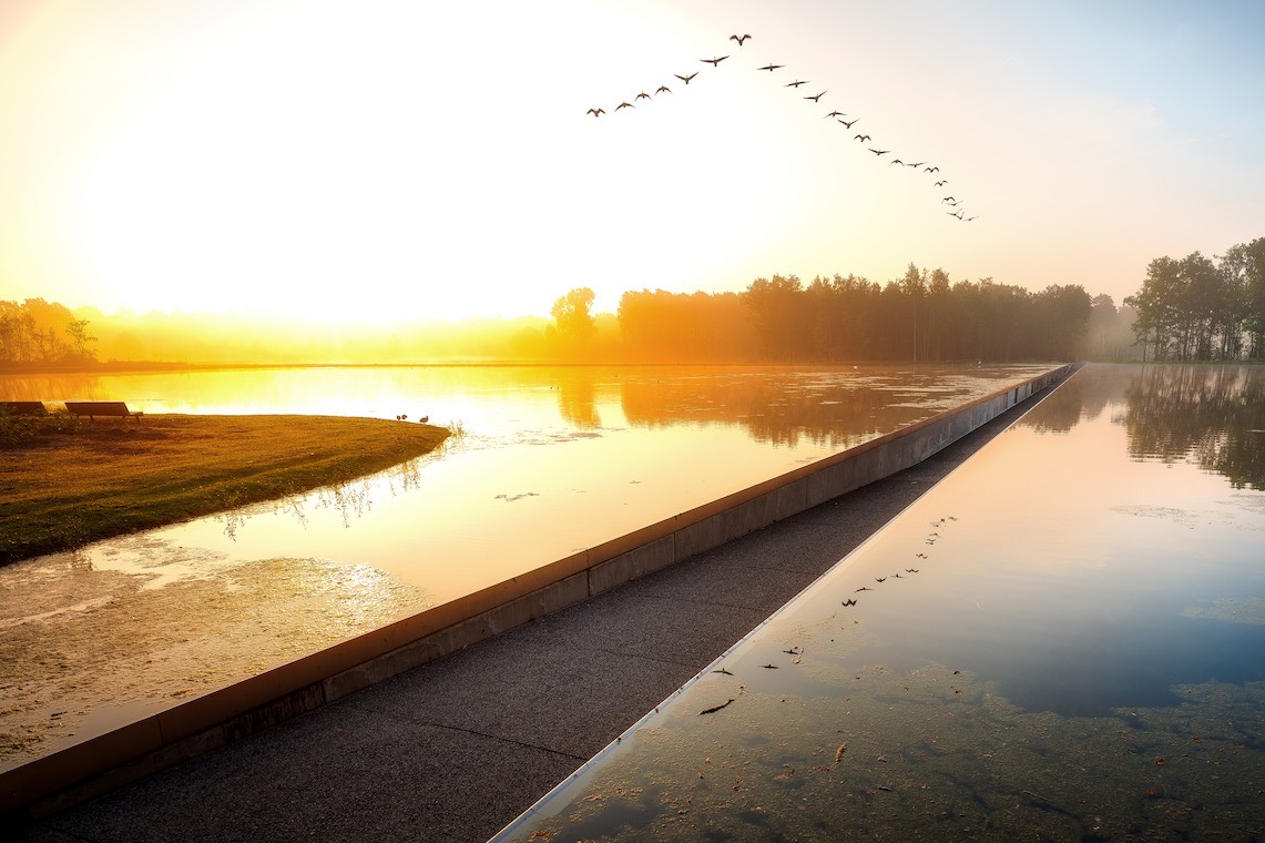 Cycling through Water. La pista ciclabile a Limburg