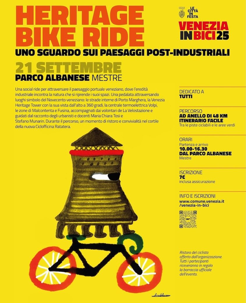 Venezia in Bici 2025_Heritage_Bike_ride_poster
